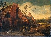 Esaias Van de Velde The robbery. Sweden oil painting artist
